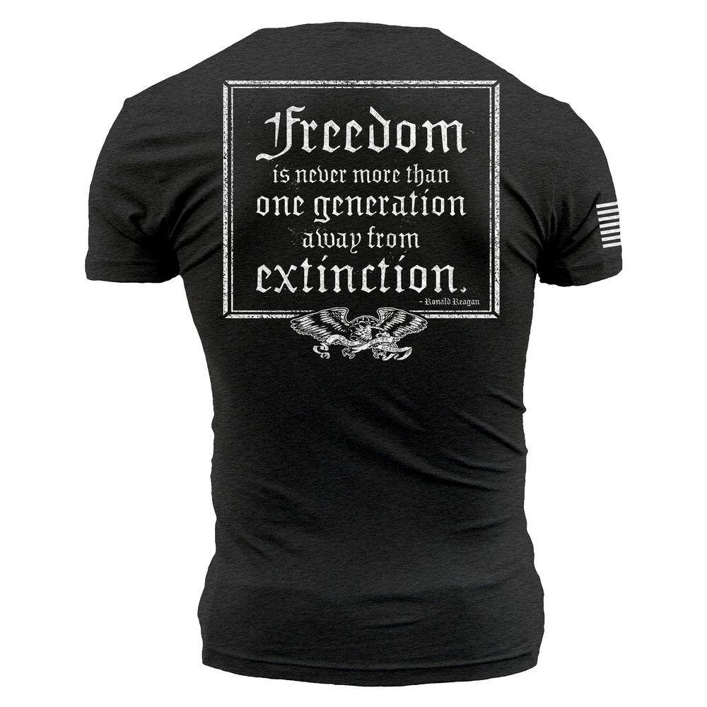 One Generation Away Pocket T-Shirt - Black Heather | Soft Cotton Graphic Tee for Men & Women | Casual Streetwear, Everyday Wear & Gifts