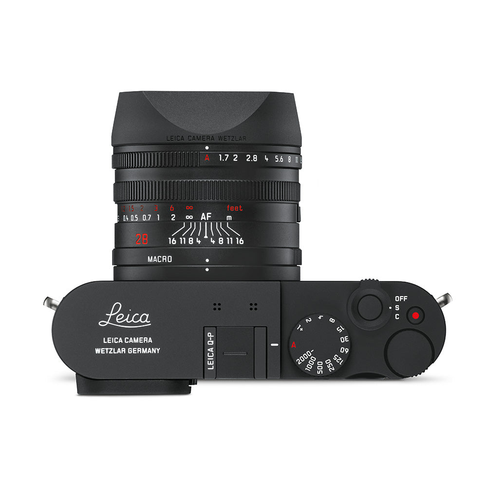Leica Q-P Digital Camera - Full Frame Compact Camera with 28mm f/1.7 Lens, 24.2MP Sensor & 4K Video | Perfect for Street Photography, Travel & Professional Use