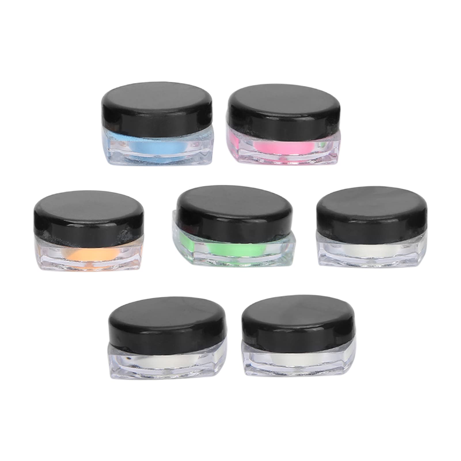 Glow in the Dark Nail Art Powder - Fluorescent & Luminous DIY Nail Decoration Kit - Safe Non-Toxic Nail Art Supplies for Manicure, Parties & Night Events