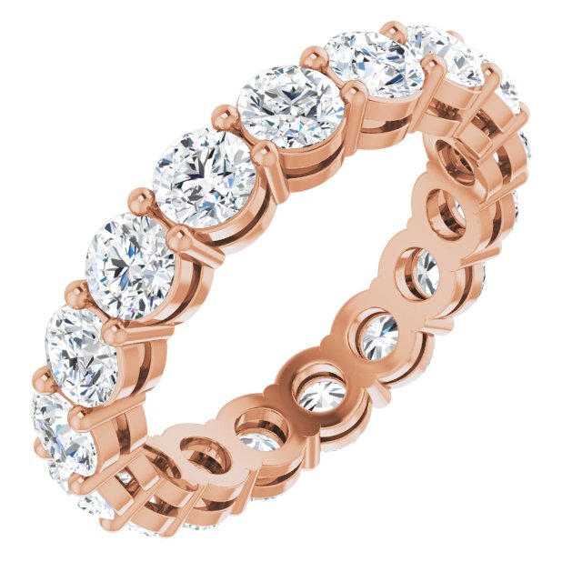 3.57 Carat Round Diamond Eternity Wedding Band - Classic Diamond Ring for Women, Perfect for Anniversary, Engagement & Special Occasions