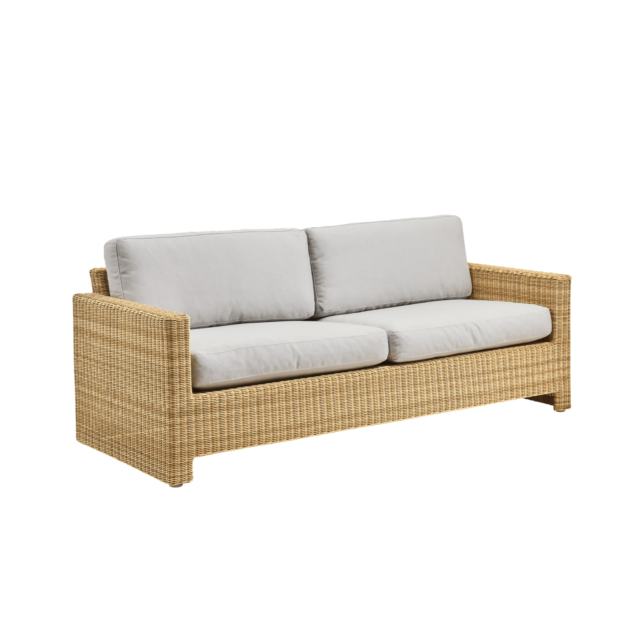 AluRattan™ Modern 3-Seater Outdoor Patio Sofa Set - Waterproof Wicker Rattan Furniture for Garden, Poolside & Backyard Relaxation