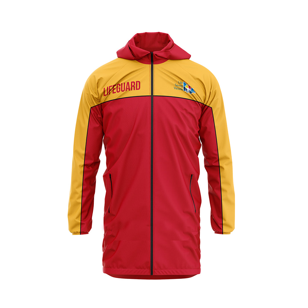 Waterproof Pool Lifeguard Jacket - Heavy Duty Deck Coat for Lifeguards & Water Safety Professionals - Ideal for Beach, Poolside & Outdoor Water Rescue Operations