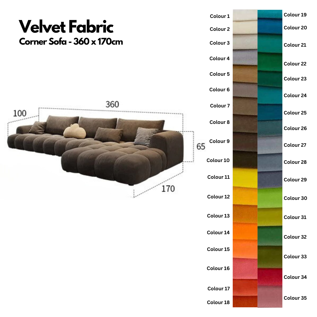 Stretch Puffs Sectional Sofa Set - Modern Modular Living Room Furniture for Small Spaces | Perfect for Apartments, Condos, and Cozy Family Gatherings