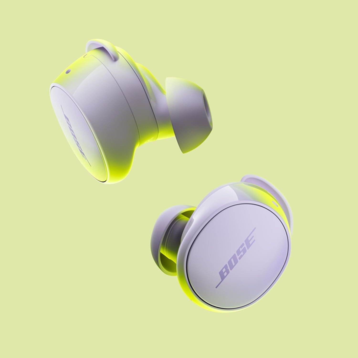 Bose QuietComfort Wireless Noise Cancelling Earbuds - Active Noise Cancellation Bluetooth Earbuds with 8.5H Battery & Portable Charger (Chilled Lilac) | Perfect for Travel, Workouts & Office Use