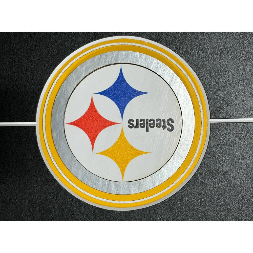 Jack Ham, Andy Russell, Lambert Autographed Steelers 16x20 Framed Photo - BAS Signed Pittsburgh Steelers Memorabilia - Perfect for Man Cave, Sports Bar, or Football Fan Gift