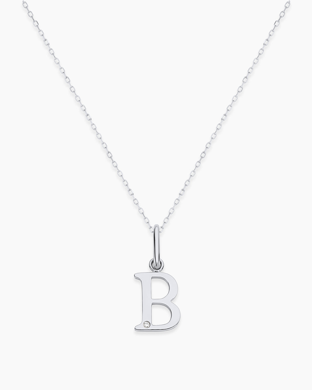 Vintage Diamond Alphabet Charm Necklace - Personalized Initial Pendant Jewelry for Women, Gift for Her, Birthday, Anniversary, Valentine's Day