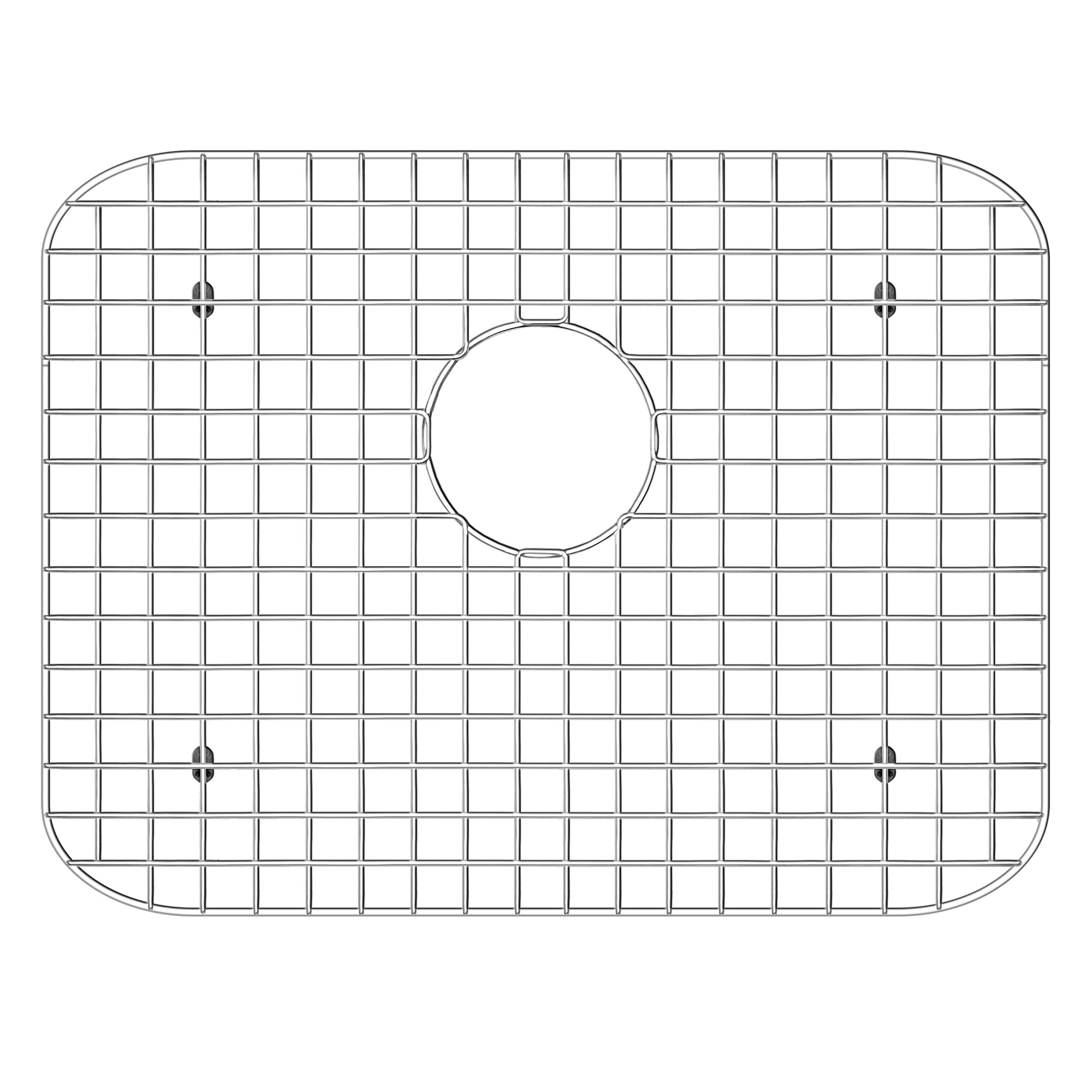 Whitehaus Collection WHNU2318G Stainless Steel Kitchen Grid Organizer - Durable Drawer & Cabinet Storage for Utensils, Spices & Cookware Accessories - Perfect for Pantry, Countertop & Kitchen Organization