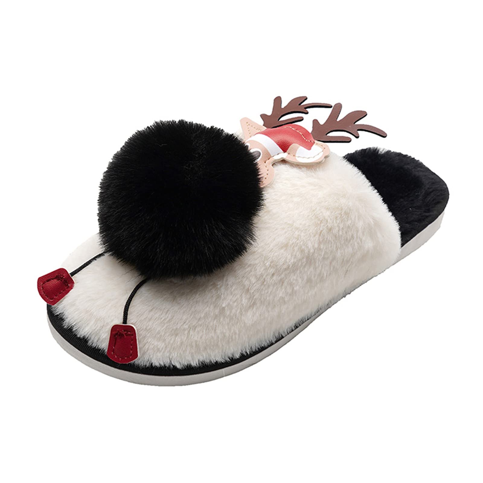 Women's Breathable Deer Outdoor Casual Fashion Slippers - Comfortable & Microwaveable for Home, Travel & Relaxation
