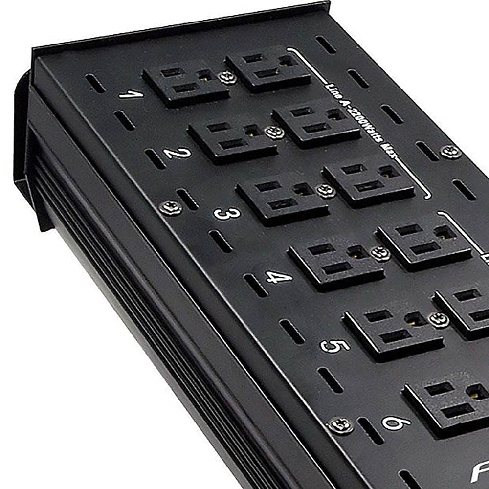 CHAUVET DJ Pro-D6 DMX-512 6-Channel Dimmer/Switch Pack - Professional LED Light Controller for Stage & Studio Lighting (Black) | Perfect for DJ Shows, Concerts, and Theater Productions