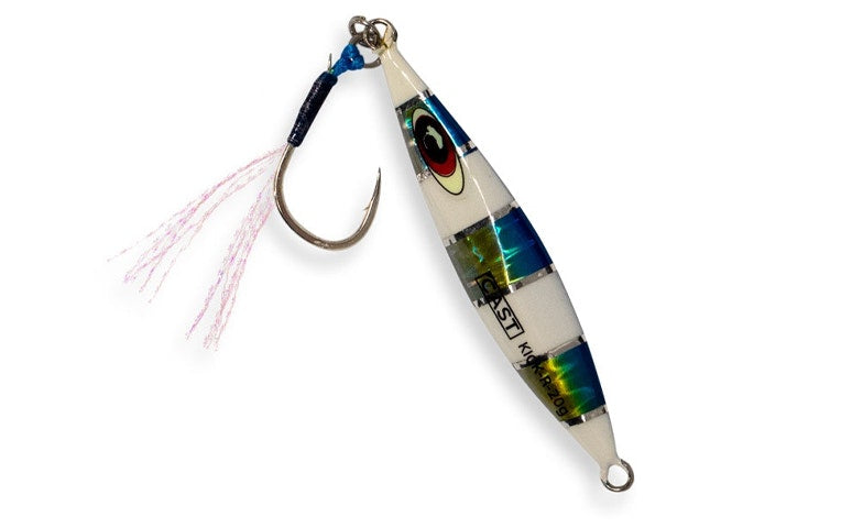 Cast Slow Pitch Jig Kick R 20g - Premium Fishing Lure for Slow Pitch Jigging - Perfect for Saltwater & Freshwater Fishing