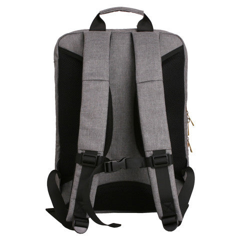Nifteen Canvas Dual Backpack for 15 Inch Laptop - Waterproof Travel Backpack with USB Charging Port, School College Backpack for Men & Women, Perfect for Work, Commuting & Outdoor Adventures