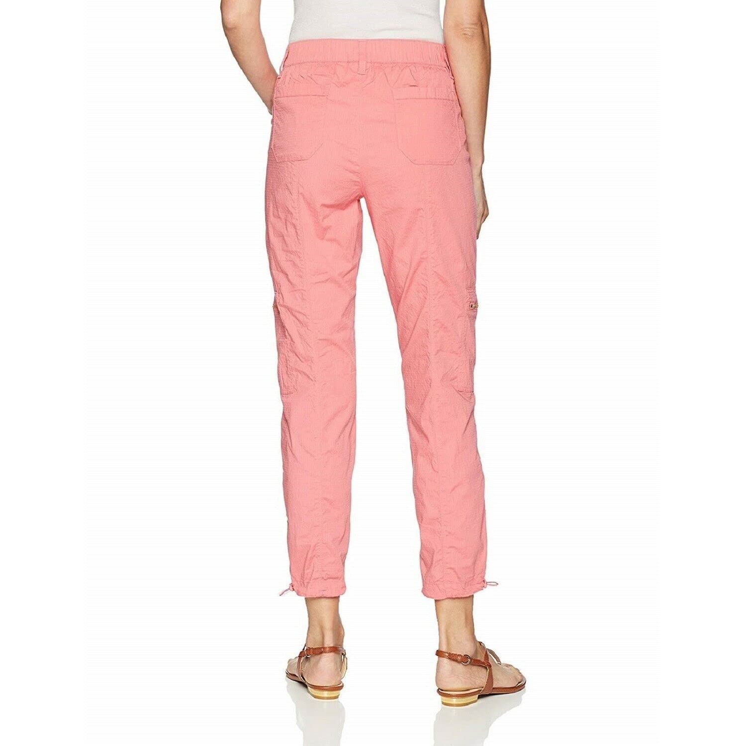 Rafaella Women's Ripstop Ankle Cargo Pants - Desert Rose Size 18 | Durable Outdoor Hiking & Travel Pants for Women | Casual Workwear & Adventure Clothing