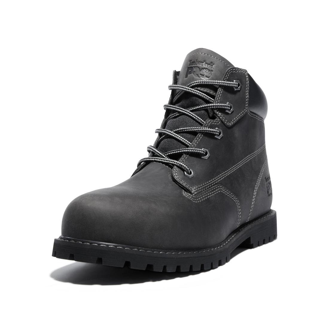 Gritstone 6 Inch Steel Toe Work Boot Black