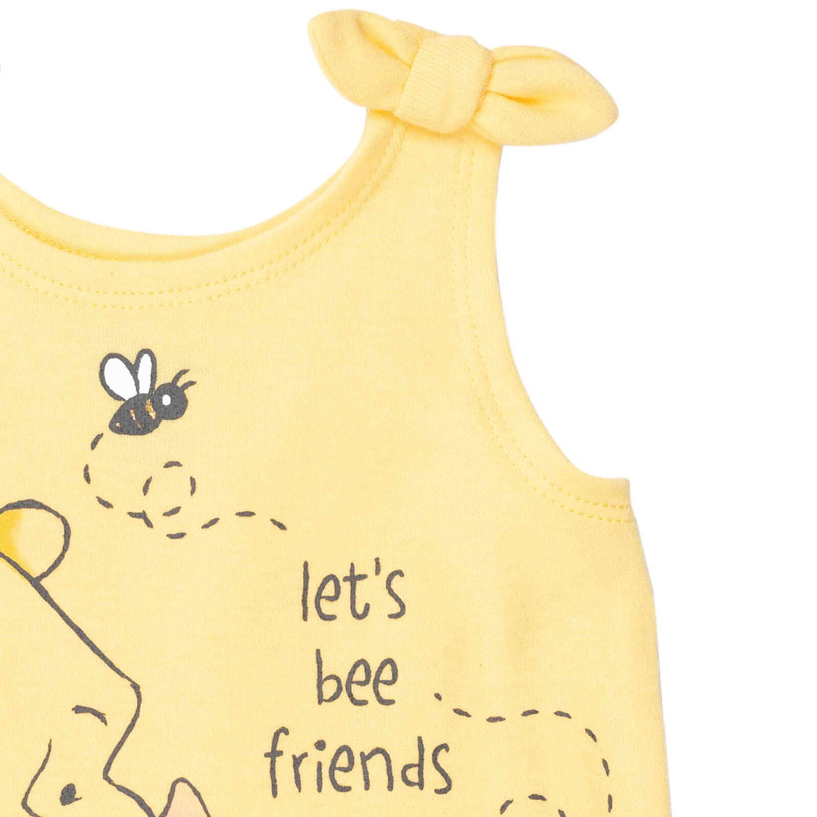 Disney Baby Minnie Mouse Winnie the Pooh Lion King Lilo & Stitch Simba Romper Outfit with Headband Set - Newborn to 24 Months - Perfect for Photo Shoots, Birthday Parties & Disney Theme Events