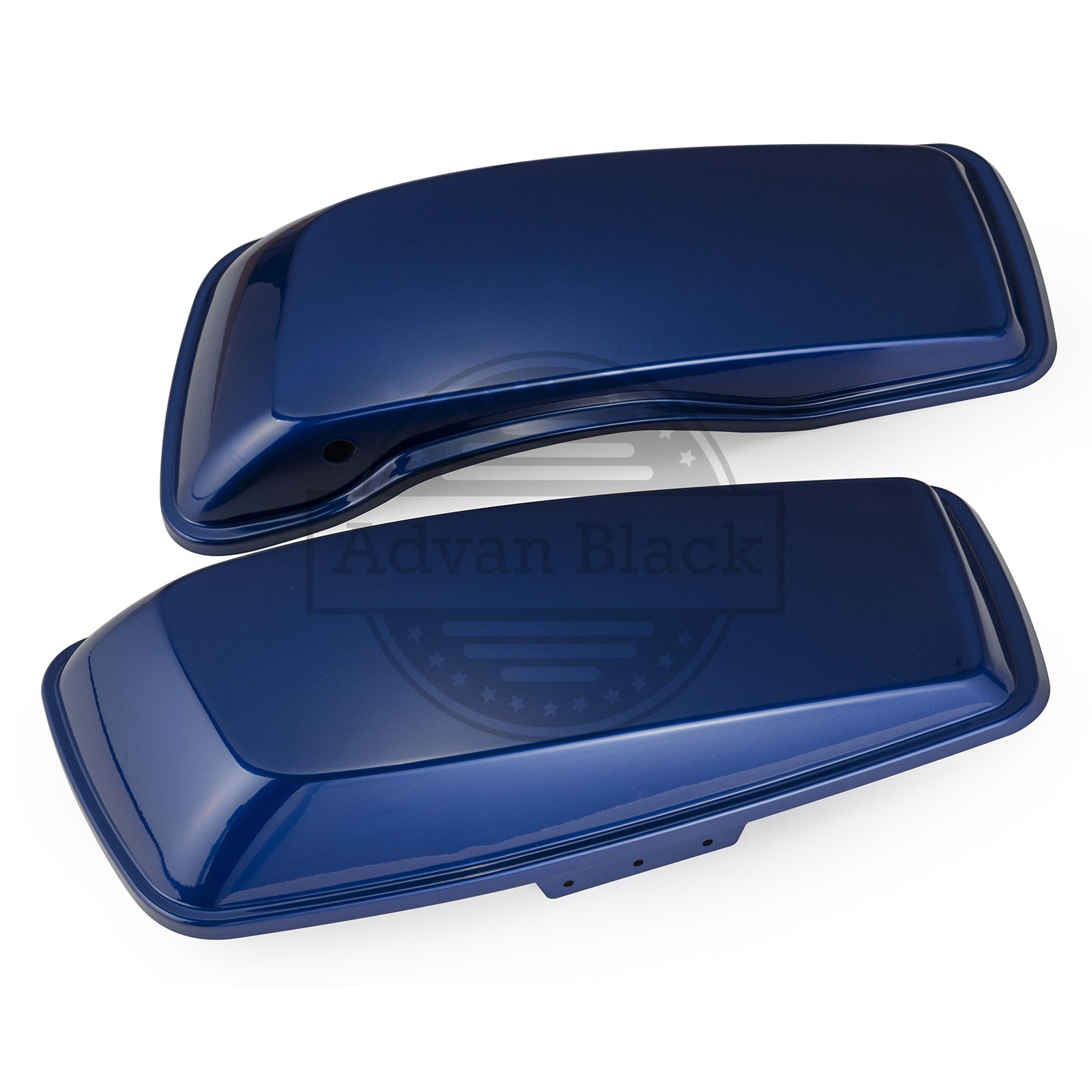 Premium Harley Touring Saddlebags for Street Glide - Hard Saddlebags with Regular Lids Fit 2014-2020 Models (Superior Blue) | US Stock | Extended Storage for Motorcycle Travel & Daily Commute