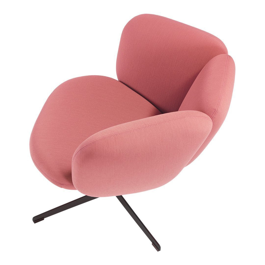 Comfortable 4-Legged Swivel Easy Chair with Return - Perfect for Living Room, Office, or Lounge Relaxation