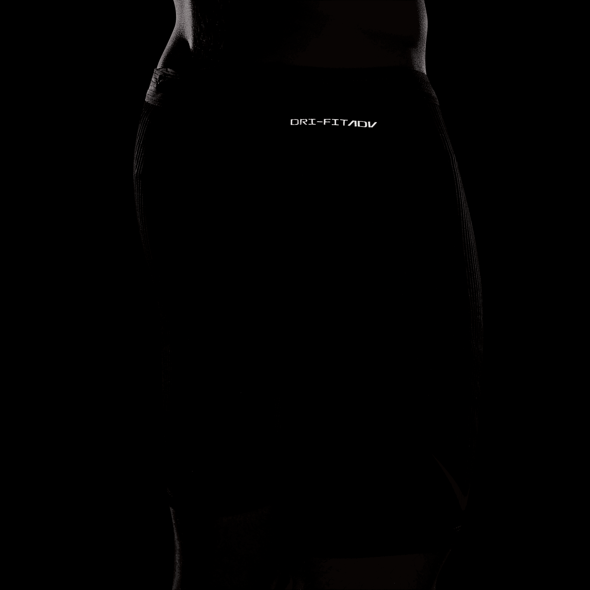 Men's Aeroswift DRI-FIT ADV Running 1/2 Length Tights - Black/Summit White - Moisture-Wicking Compression Pants for Marathon Training & Gym Workouts