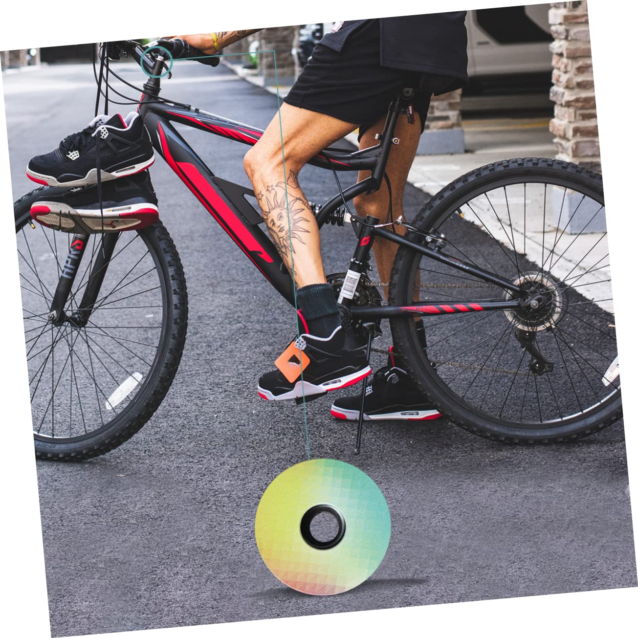 SUPVOX 1pc Bike Headphone Headset Earphones Accessories - Red Screw Cap Stem Hat for Mountain Bikes | Perfect for Cycling, Commuting & Outdoor Sports