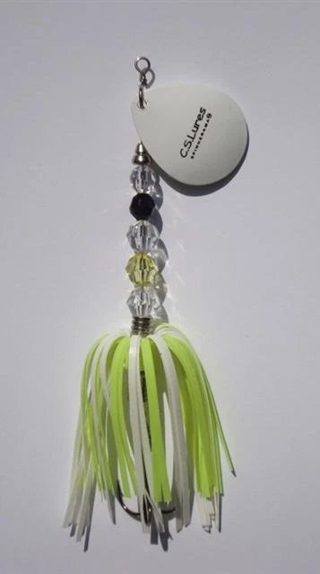 C.S. Lures #5 Inline Spinner - Premium Fishing Lure for Trout, Bass & Walleye - Perfect for Freshwater & Saltwater Fishing Trips