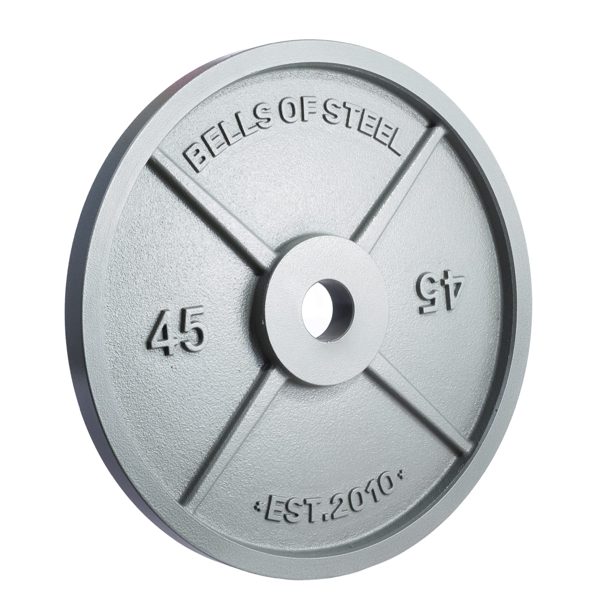 Bells of Steel Cast Iron Machined Weight Plates - Premium Commercial & Home Gym Equipment for Strength Training - Perfect for Deadlifts, Squats, Bench Press, Shoulder Press & Free Weights - Ideal for CrossFit, Powerlifting & Home Workouts