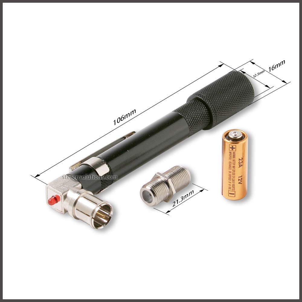 Steren 203-550 Professional Cable Continuity Tester & Pocket Toner - Network Cable Tester for Ethernet, Phone Lines, Coaxial Cables - Perfect for Electricians, IT Technicians & DIY Network Installations