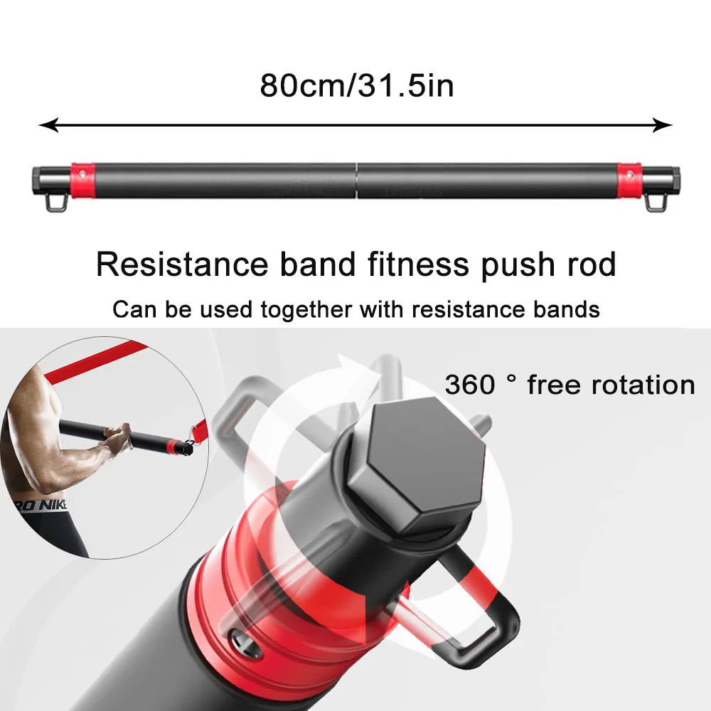 Premium Resistance Bands Set - 5-Level Tension Pull Ropes for Full Body Workout - Home Gym & Physical Therapy Equipment for Men & Women - Perfect for Strength Training, Yoga, and Rehabilitation Exercises
