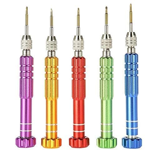 IKIS 5-in-1 Magnetic Precision Screwdriver Set - Mini Pocket Repair Tool Kit for Eyeglasses, Smartphones, Tablets & Watches - Perfect for Home Repairs, DIY Projects & Electronics Maintenance