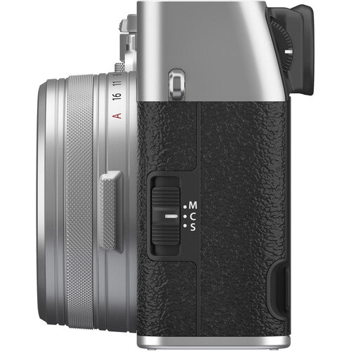 FUJIFILM X100VI Digital Camera 40.2MP APS-C Sensor - Silver | Compact & Lightweight for Travel, Street Photography & Vlogging