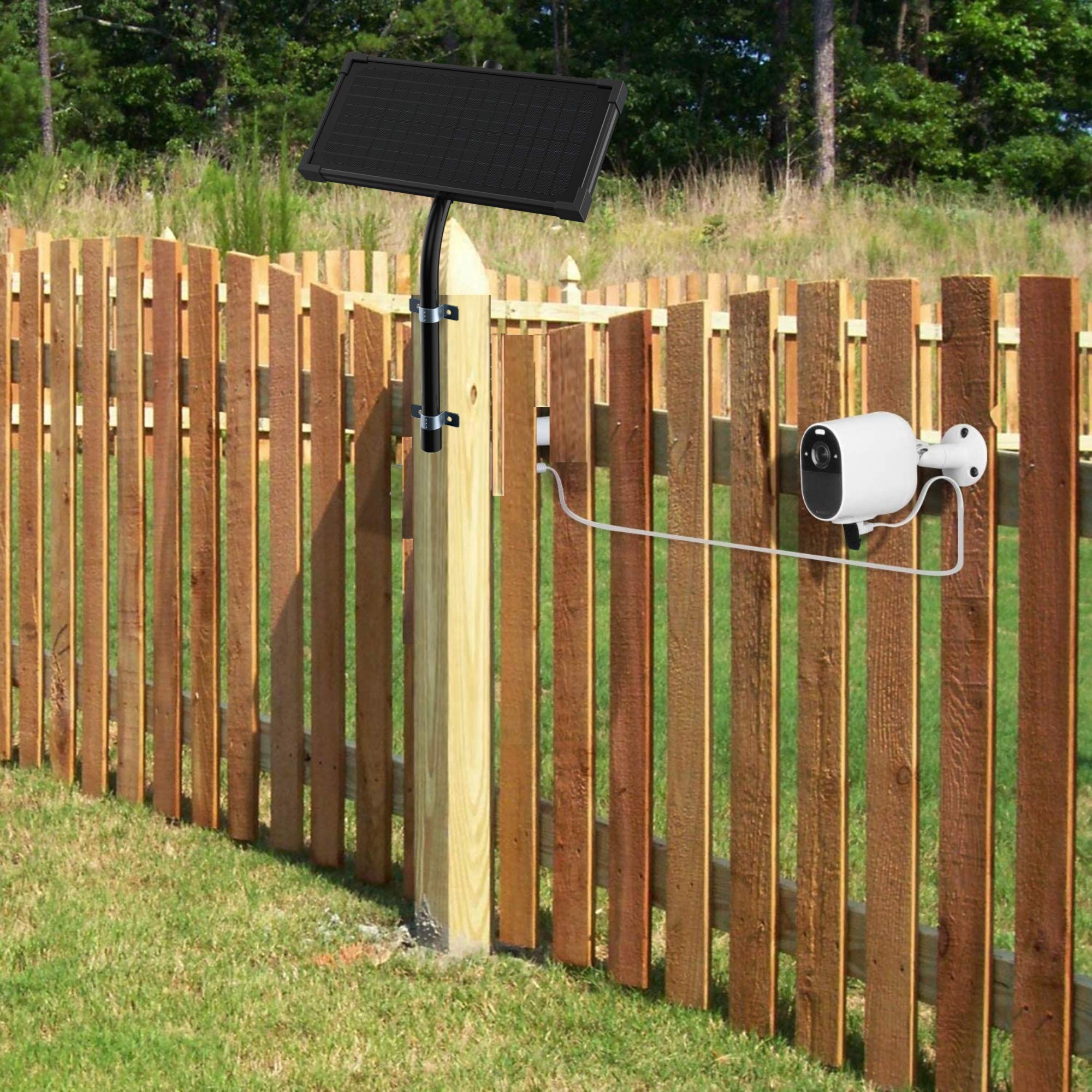 10W Monocrystalline Solar Panel Charger with 5V3A USB Output - Power Automatic Gate Openers, DC Devices & Charge Phones/Cameras | Ideal for Off-Grid Homes, RV Camping & Outdoor Monitoring Systems