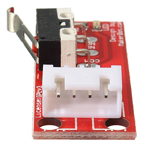 6pcs Endstop Limit Mechanical Switch with Cable for CNC & 3D Printer RAMPS - Precise Positioning Sensor for DIY 3D Printing & CNC Machining Projects (Home Workshop & Maker Space Use)