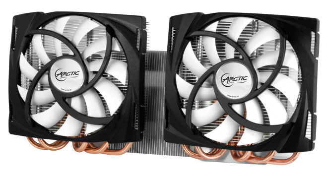Arctic Cooling Accelero Twin Turbo 6990 VGA Cooler - High Performance GPU Cooling Solution for AMD Radeon HD 6990 Graphics Cards - Perfect for Gaming PCs and Workstation Builds