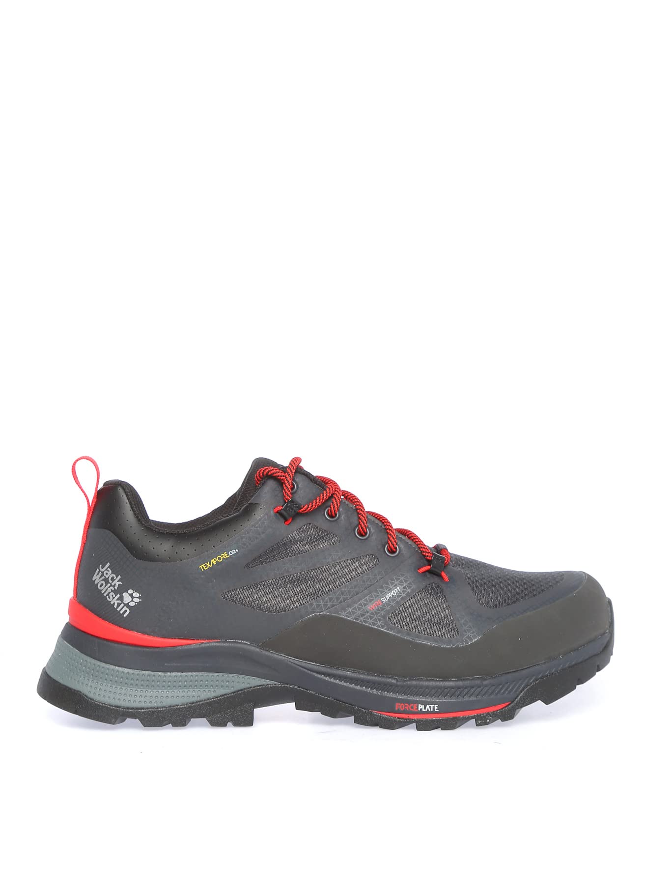 Jack Wolfskin Men's Force Striker Texapore Low M Hiking Shoes - Waterproof & Breathable Outdoor Trail Running Shoes for Men - Perfect for Hiking, Camping and Mountain Adventures
