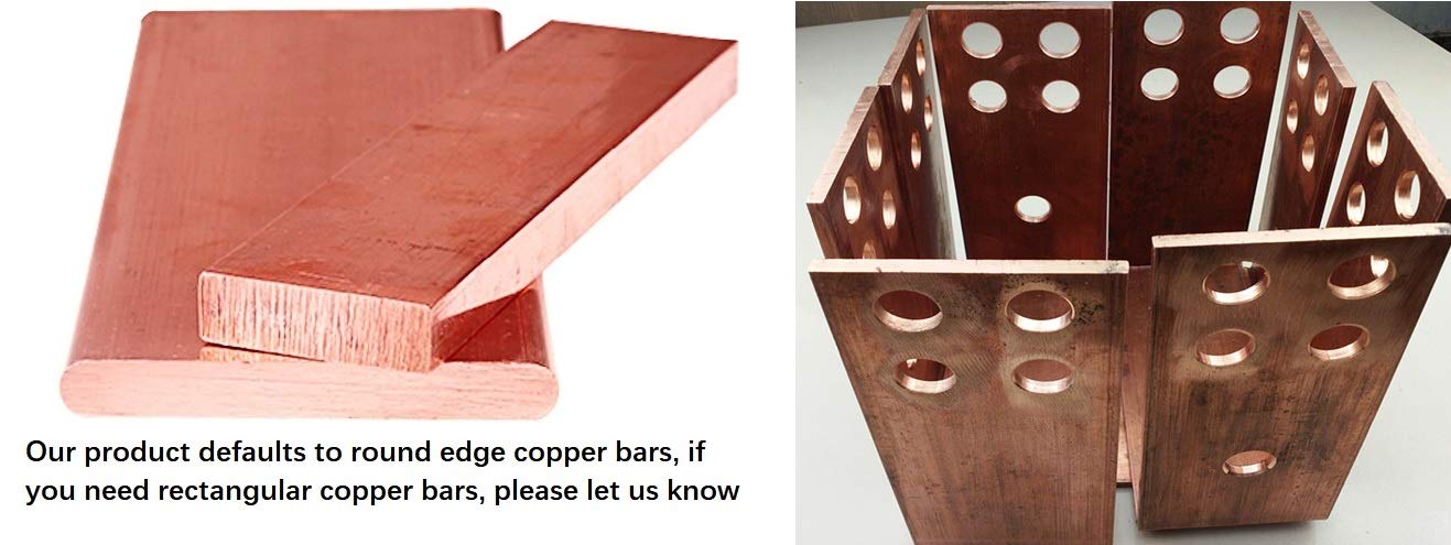 High Purity C110 Copper Flat Bar 3mm x 20mm x 1000mm - 99% Pure T2 Copper Bus Bar for Electrical Conductors, Grounding, and DIY Projects - Perfect for Electrical Panels, Solar Systems, and Metal Fabrication