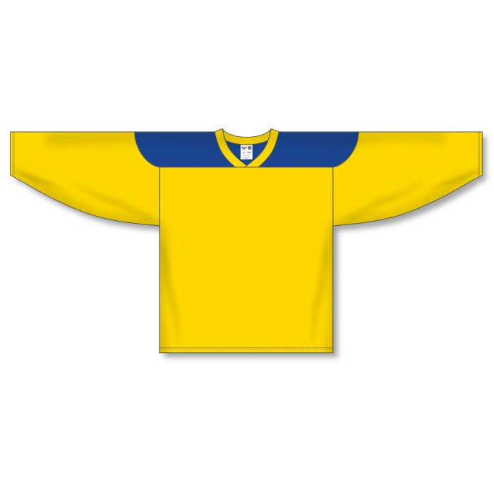 Custom Athletic Knit Maize/Royal 6100 Jersey - Breathable Performance Shirt for Baseball, Basketball & Sports Training - Perfect for Team Uniforms, Gym Workouts & Fan Apparel