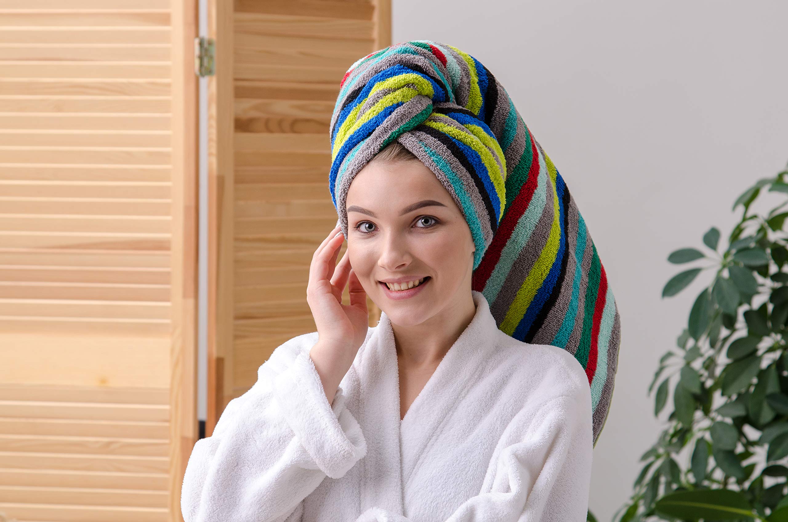 Premium 3-Piece Cotton Bath Towel Set - Ultra Soft & Absorbent Towels for Bath, Spa & Gym - Luxury Hotel Quality Bath Towels for Home & Travel