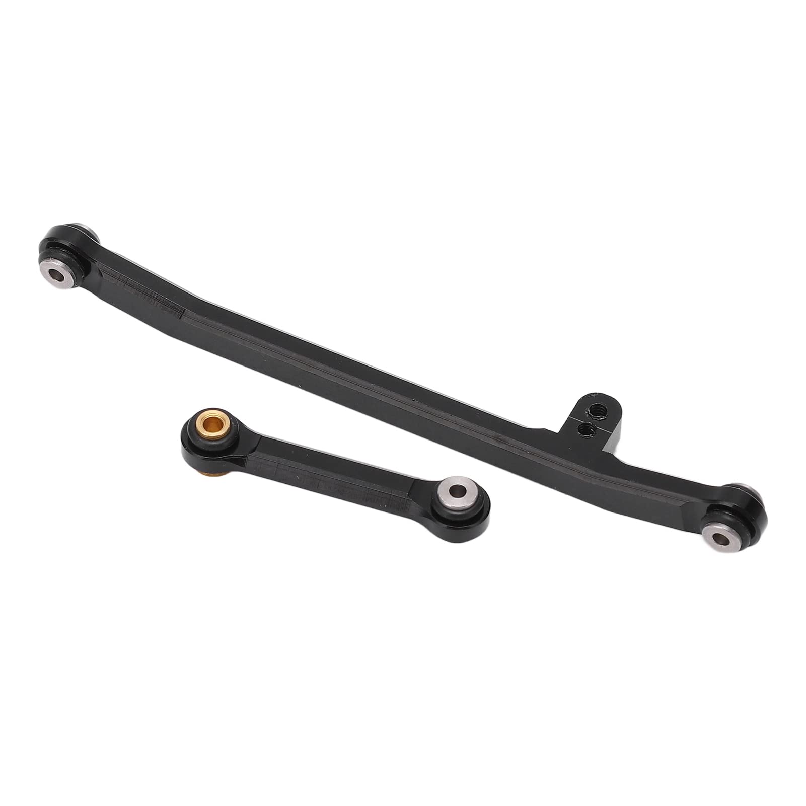High-Quality RC Aluminum Alloy Steering Link Rod - Durable & Stable Steering Upgrade for RC Cars - Easy Installation & Replacement (Black) - Perfect for Off-Road RC Racing & DIY Car Maintenance