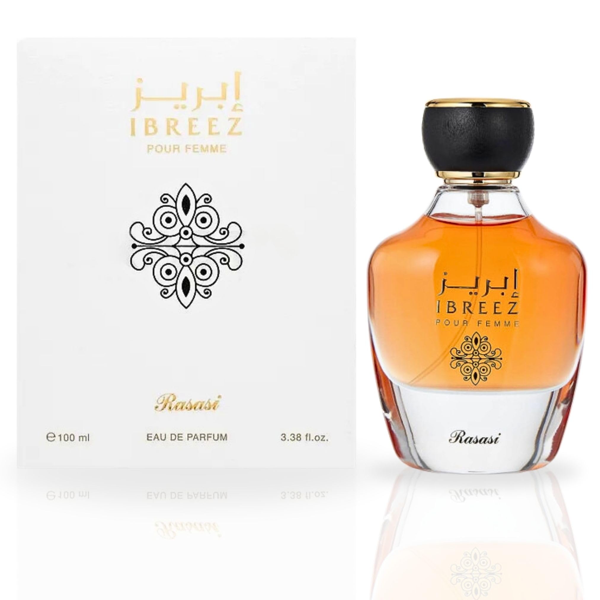 RASASI Ibreez Eau De Parfum for Women - 100ml (3.38 oz) Long Lasting Floral & Fresh Arabian Perfume Spray | Luxurious Feminine Fragrance for Daytime, Office & Special Occasions