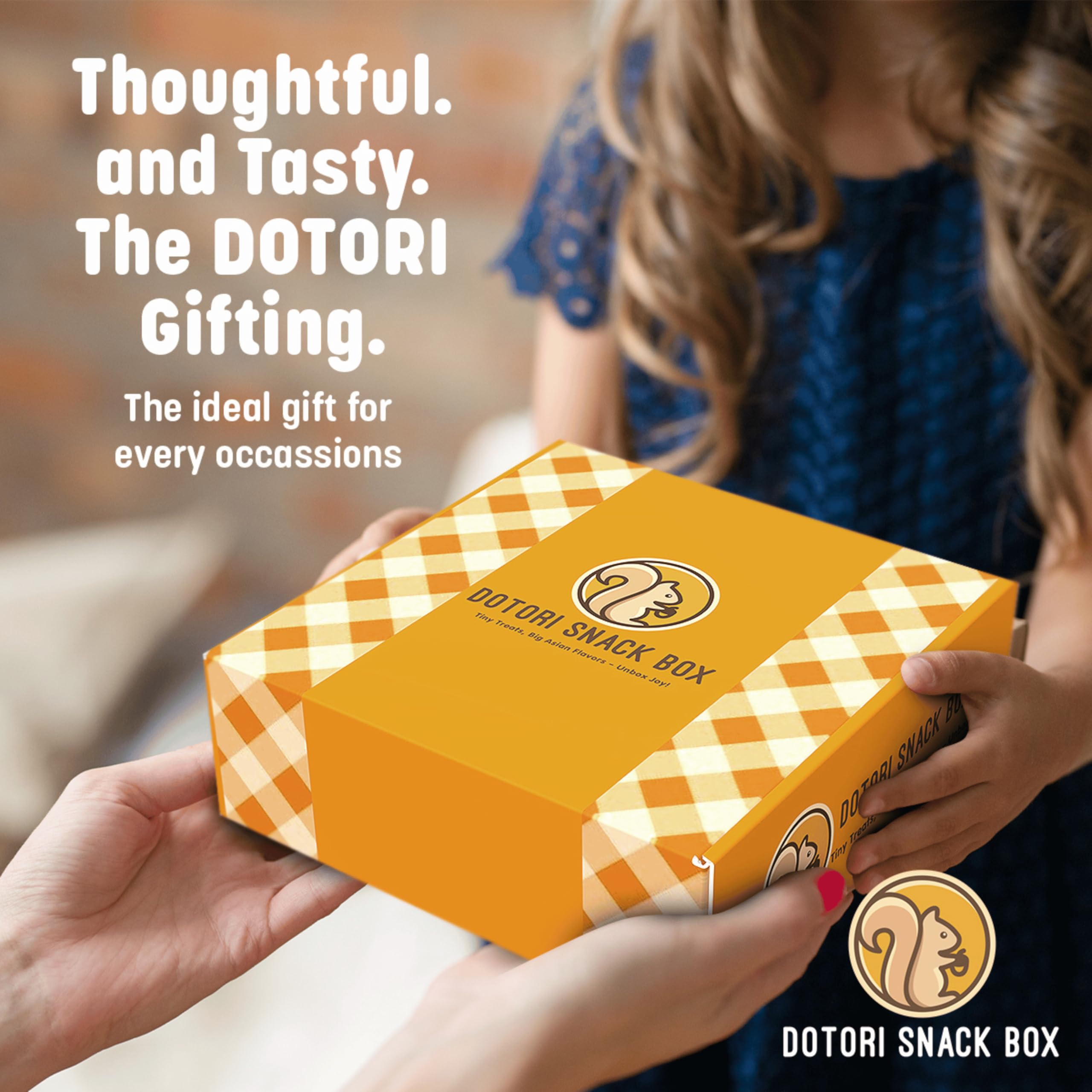 Premium DOTORI Asian Snack Box - Korean Spicy Chicken Noodles (Buldak Original/Carbonara), Exotic International Snacks - Perfect Gift for Friends, Family & Coworkers - Great for Parties, Office Treats & Care Packages
