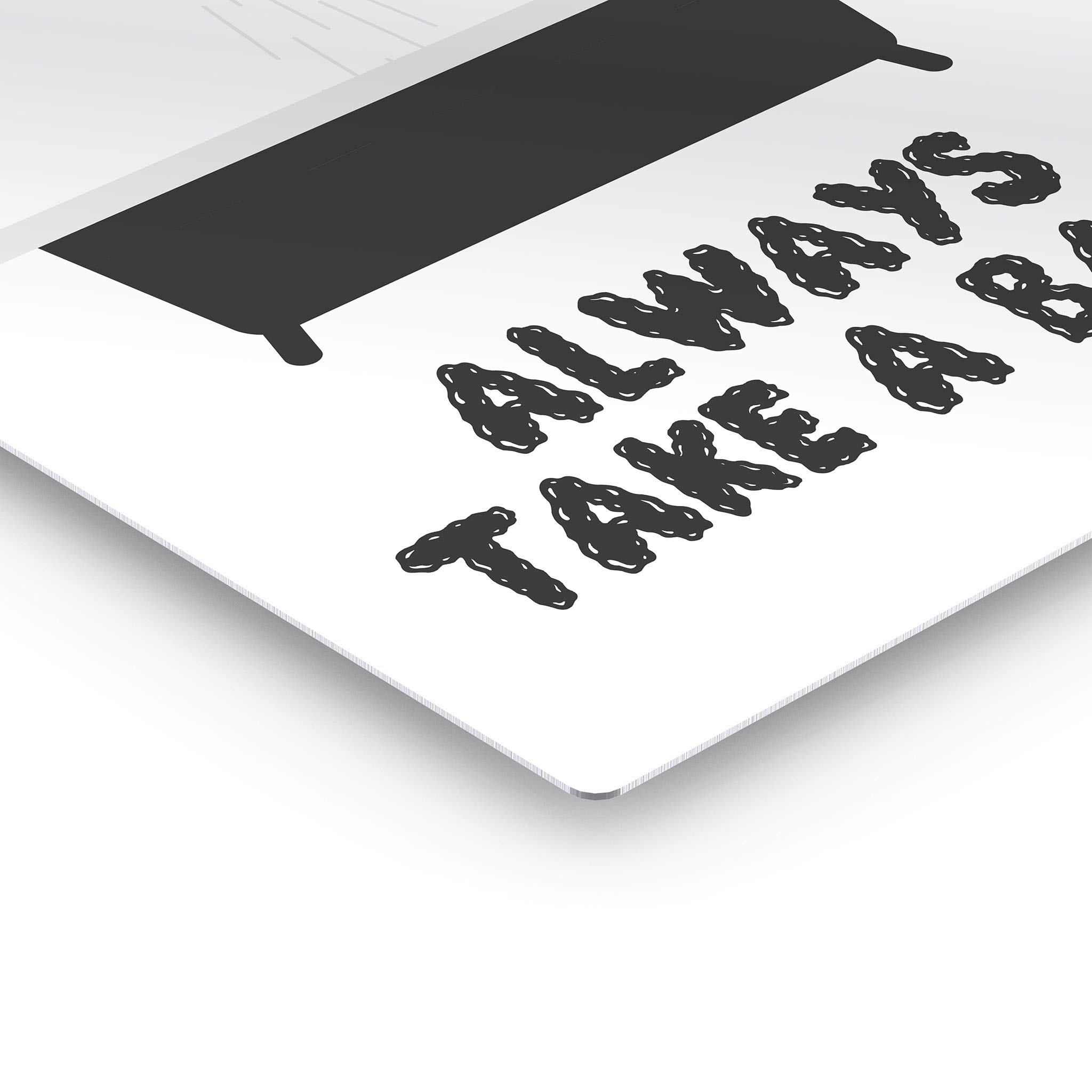 Funny Bathroom Wall Art - 'Always Take a Bath' Quote Metal Print | Kids Bathroom Decor, Nursery Wall Sign | Ready to Hang Home Decoration (40x30) | Perfect for Bathrooms, Kids Rooms & Nursery Decor | Made in USA