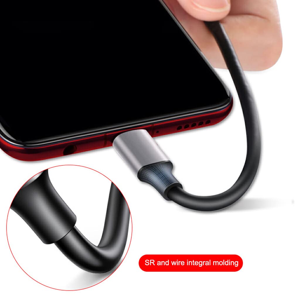 SUIOPPYUW USB C to USB Hub Adapter - High-Speed Aluminum Alloy Docking Station with Braided Cable for MacBook, iPad, Laptop - Perfect for Office, Travel & Data Transfer