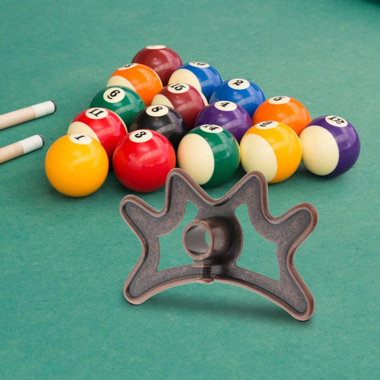 Professional Metal Pool Cue Bridge Head for Billiard Games & Competition - Perfect for Snooker, 8-Ball & 9-Ball Pool Matches