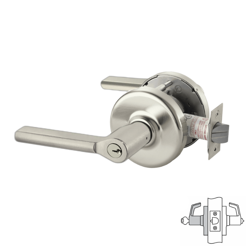 Corbin Russwin CLX3351 102D Cylindrical Lock - Secure Entrance & Office Door Lock with Decorative Lever, Multiple Key Core Options - Ideal for Commercial Buildings, Schools & Office Security Systems