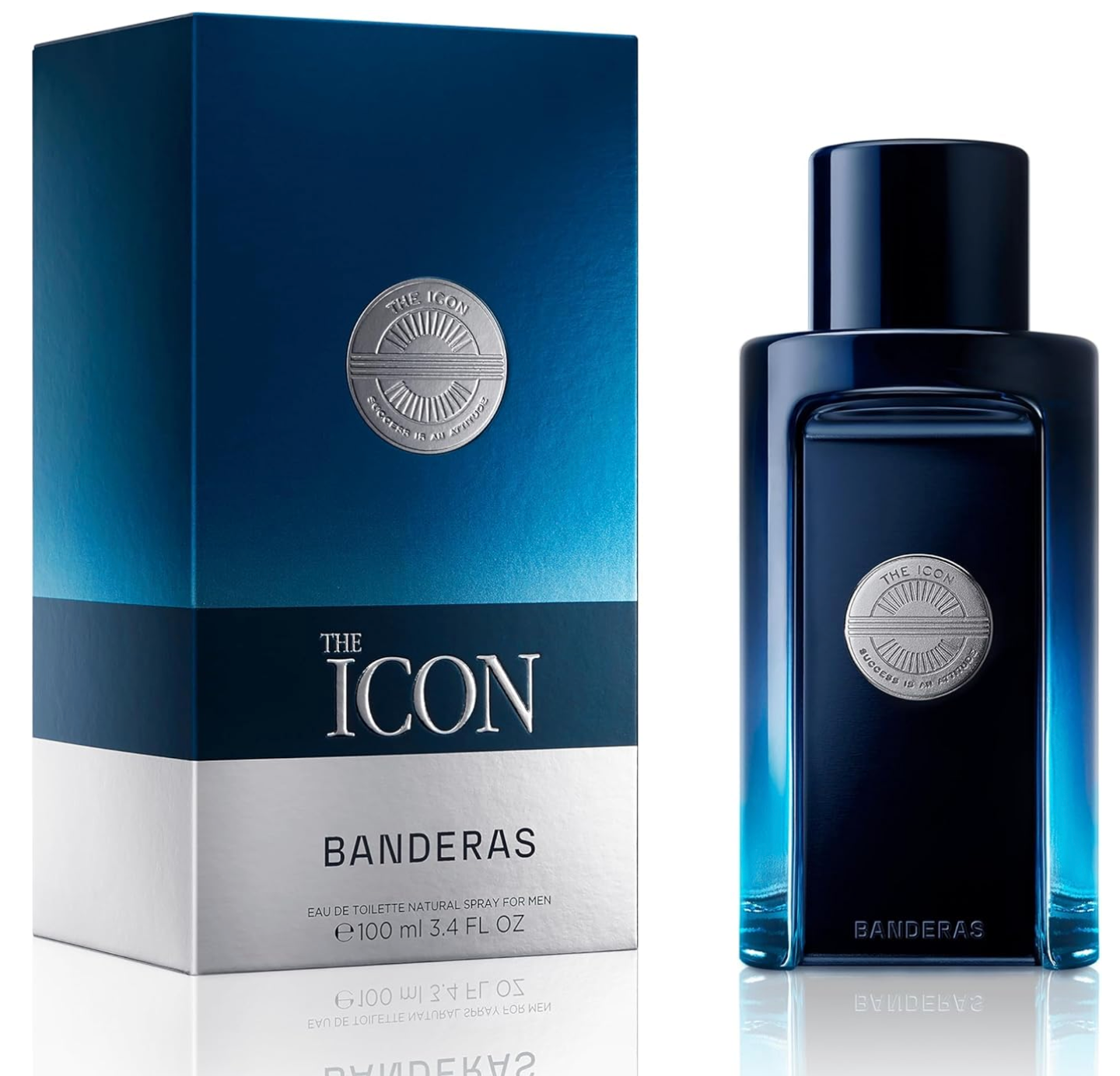 Antonio Banderas The Icon 100ML Eau de Toilette Spray for Men - Fresh Woody Fragrance for Day & Night Wear, Office & Special Occasions