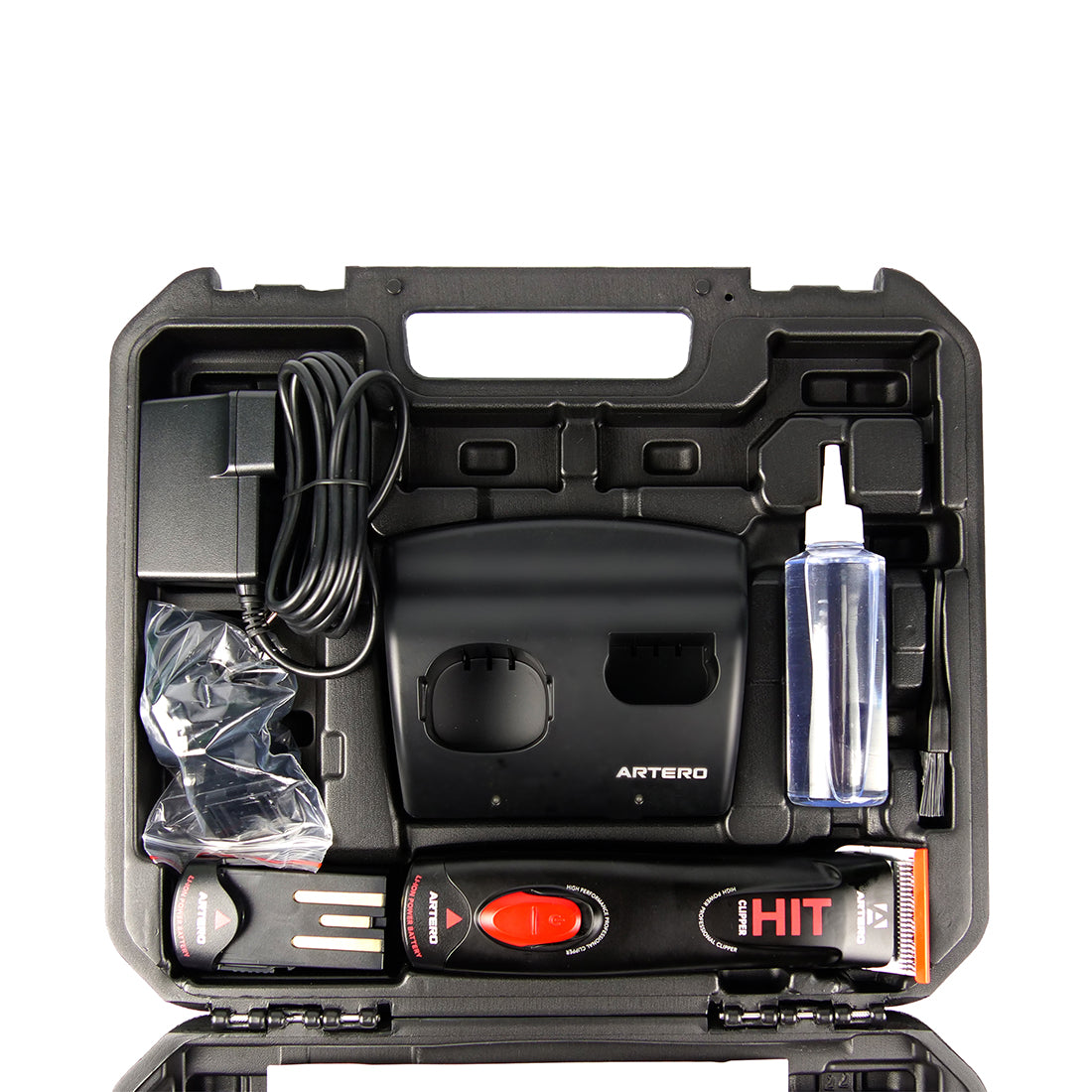 Artero HIT Professional Cordless Grooming Clipper (M347) - Rechargeable Hair Trimmer for Men & Women - Quiet & Powerful for Home & Salon Use - Perfect for Beard, Mustache & Body Grooming