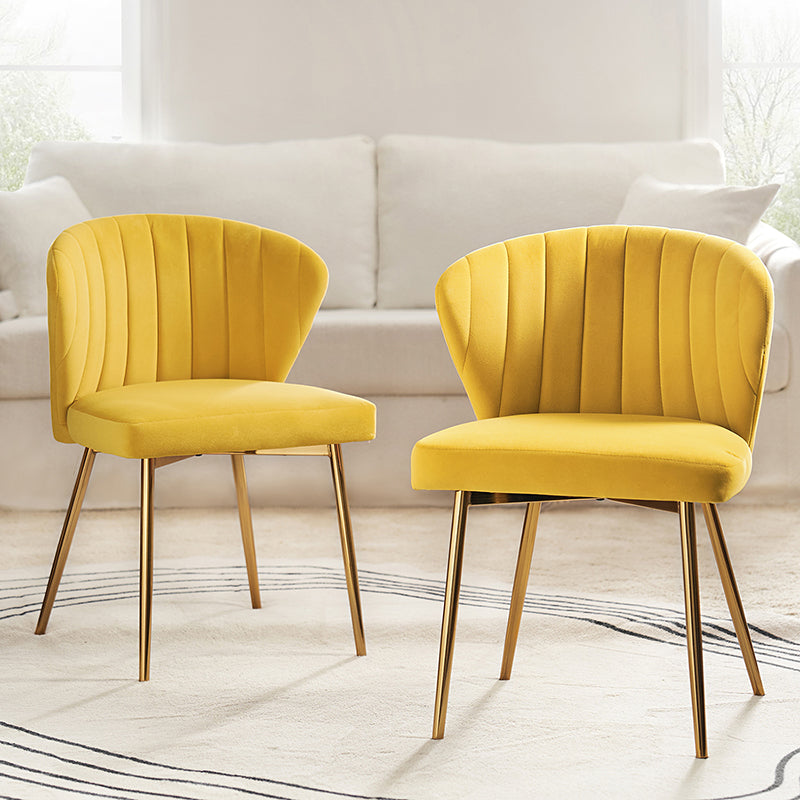 Luxury Aruna Velvet Upholstered Accent Chair - Soft Velvet Fabric, Comfortable Seating for Living Room, Bedroom, or Office - Elegant Home Decor & Stylish Furniture