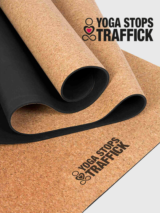 Eco-Friendly Cork Yoga Mat 4mm Non-Slip for Hot Yoga & Pilates - Perfect for Home, Studio & Travel Use