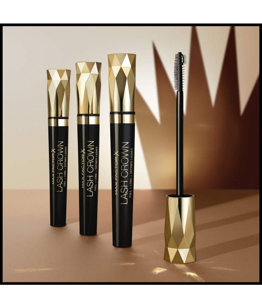 Max Factor Lash Crown Waterproof Mascara 6.5ml - Volumizing & Lengthening Black Mascara for Long-Lasting Definition | Perfect for Everyday Wear, Special Occasions & Sensitive Eyes