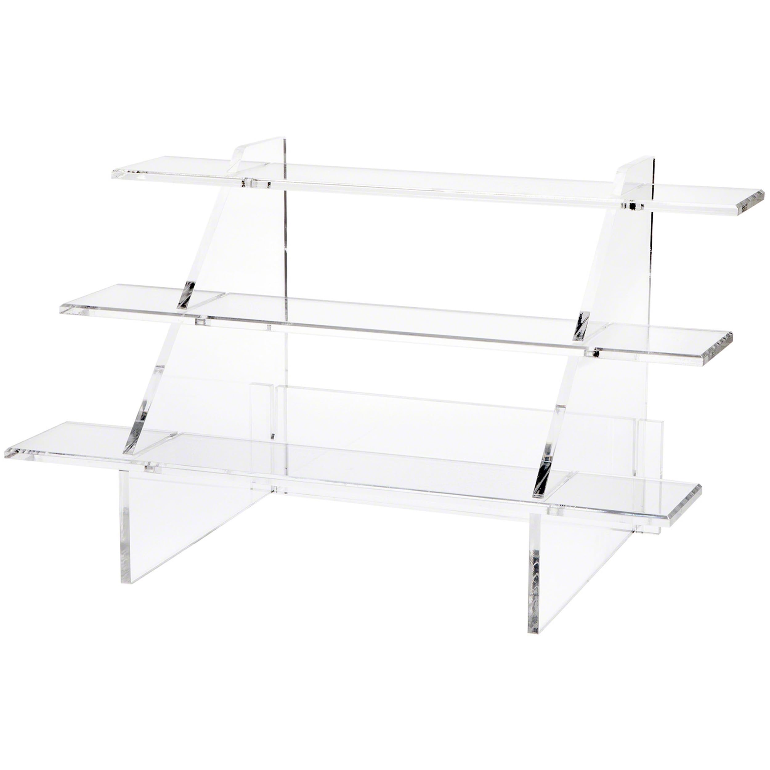 Plymor Clear Acrylic Interlocking Stair Display Shelf - 13