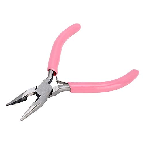 Professional DIY Jewelry Pliers Set - Needle Nose Pliers with Teeth for Jewelry Making, Model Crafting & Repair - Perfect for Jewelry Makers, Crafters & DIY Enthusiasts (1-Piece) - Ideal for Beading, Wire Wrapping & Small Detail Work