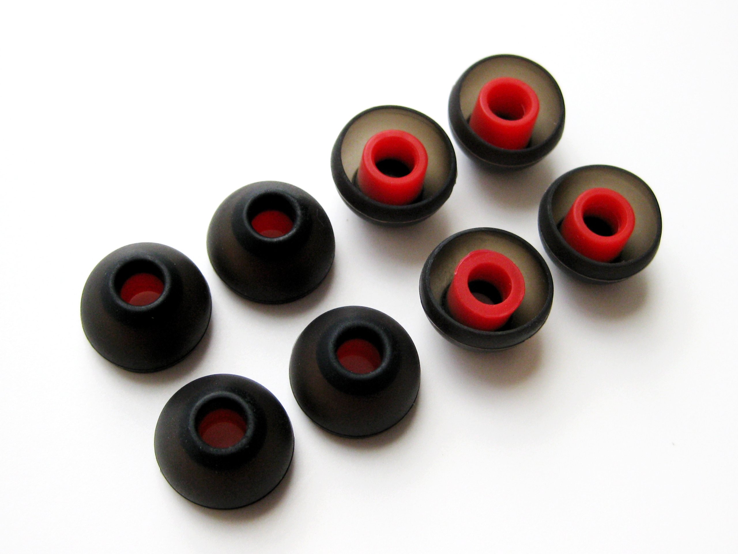8 Large (L) Ergonomic Replacement Earbud Tips Compatible with Sennheiser IE/CX/CXC/CXL/OCX/MM Series - Noise Isolation Comfort for Workouts, Travel & Music Listening